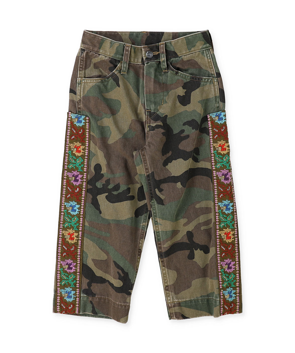 Uneven Chino Side Line Pants