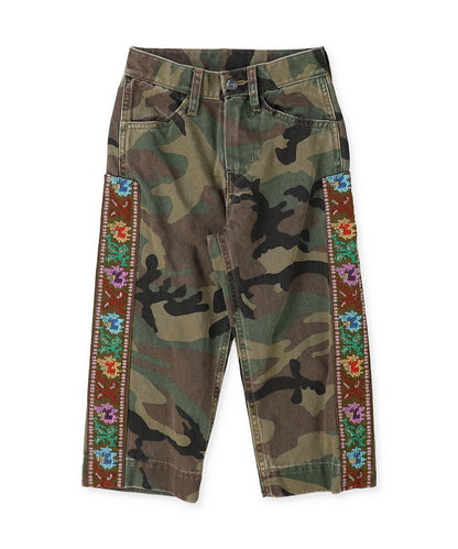 Uneven Chino Side Line Pants