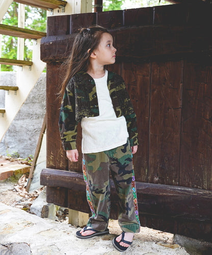 Uneven Chino Side Line Pants