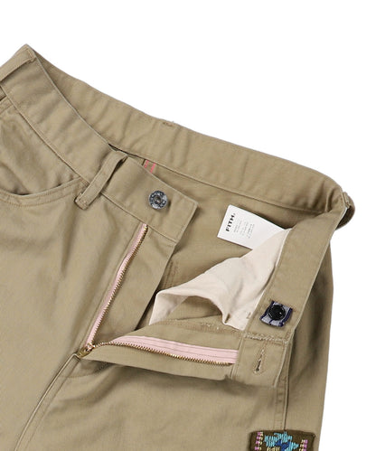 Uneven Chino Side Line Pants(LADIES)