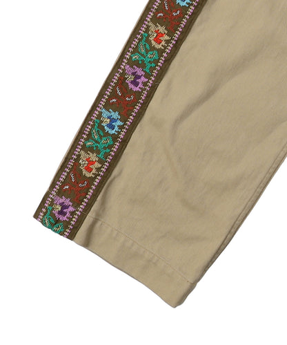 Uneven Chino Side Line Pants(LADIES)