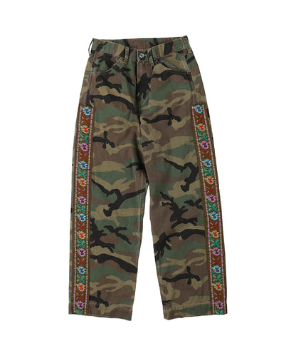 Uneven Chino Side Line Pants(LADIES)