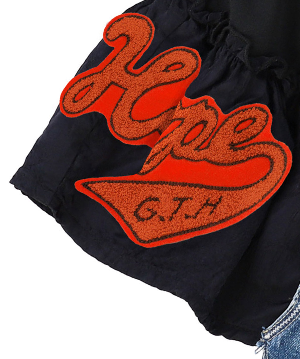 Denim Docking Design Skirt(LADIES)