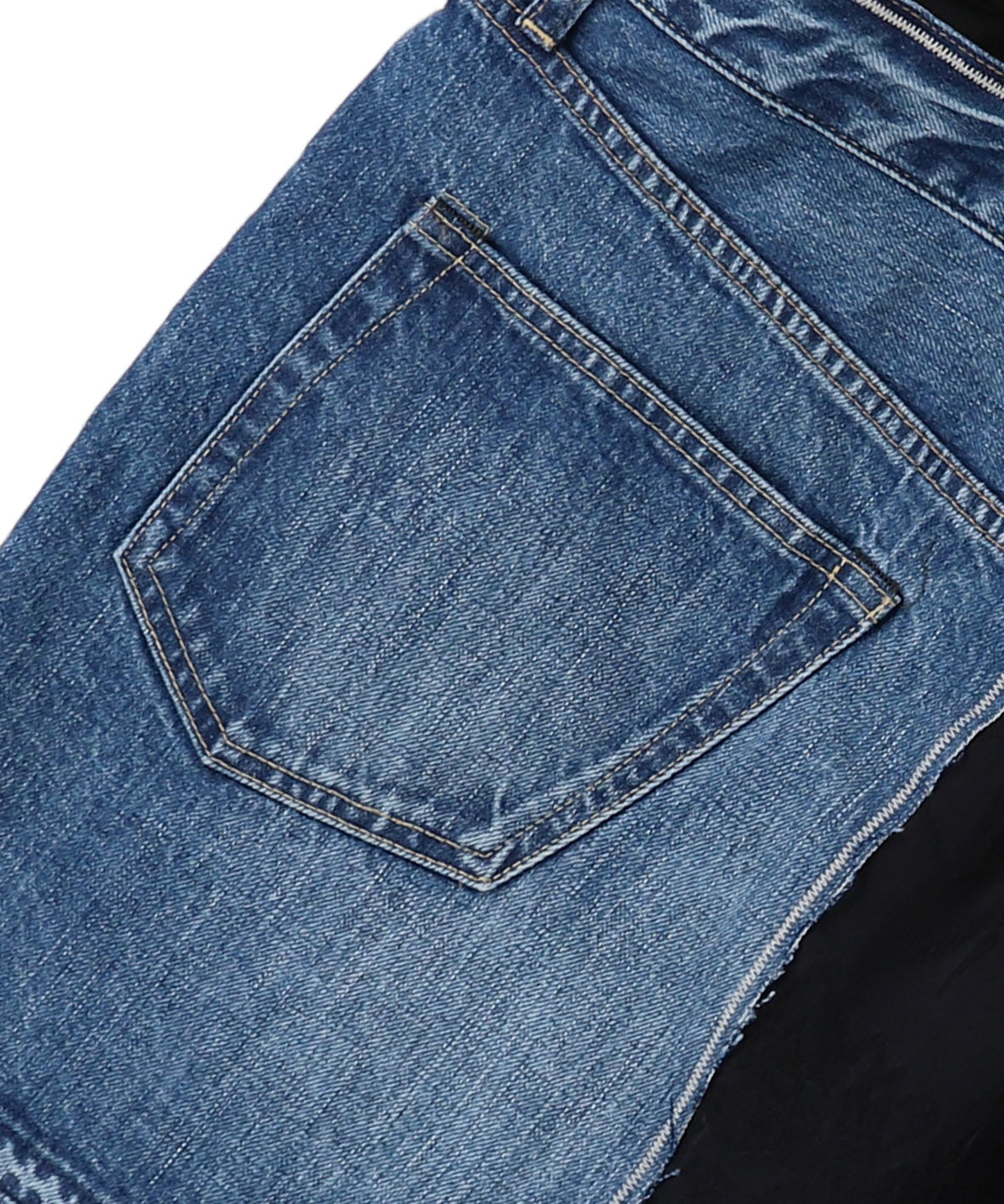 Denim Docking Design Skirt(LADIES)