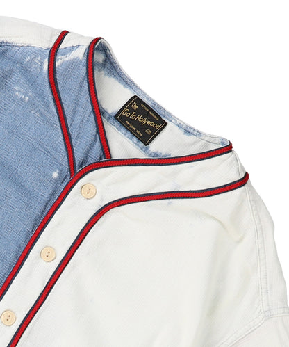 Sheer Chambray Baseball Dress(LADIES)