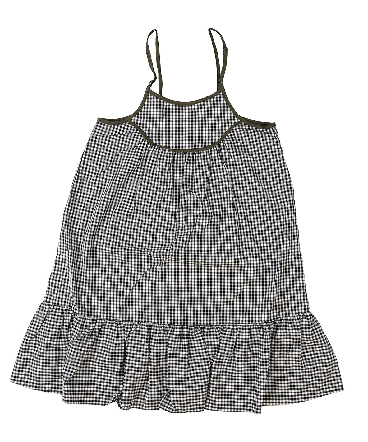 Compact Plaid Popelin Dress