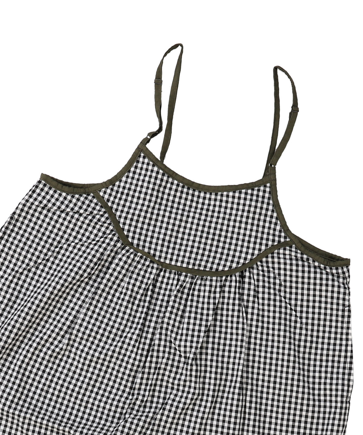 Compact Plaid Popelin Dress