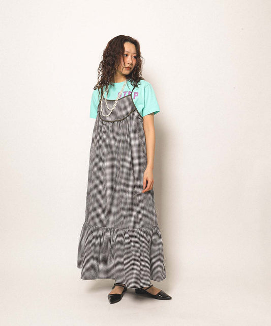 Compact Plaid Popelin Dress(LADIES)