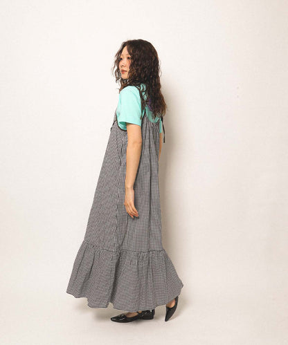 Compact Plaid Popelin Dress(LADIES)