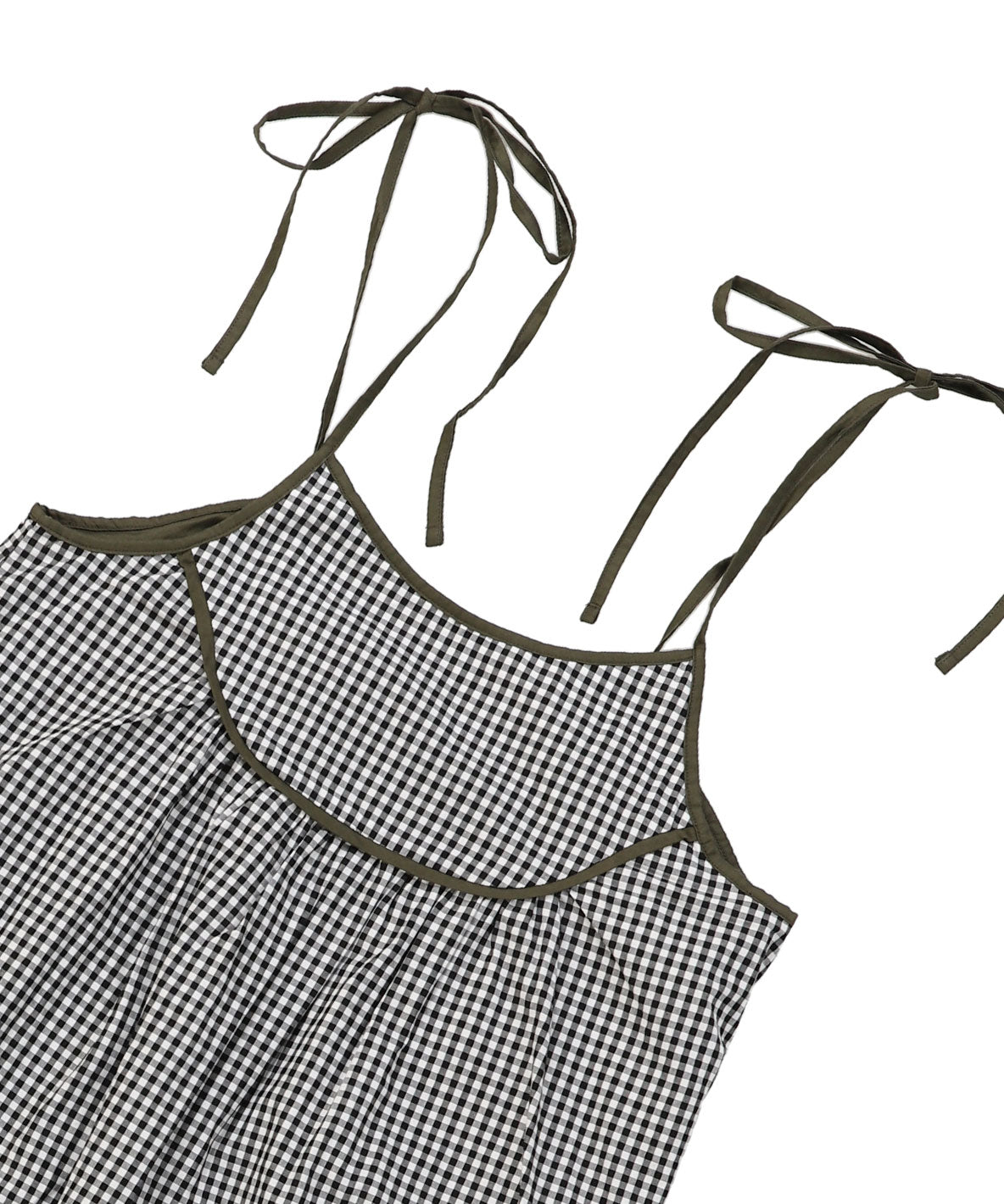 Compact Plaid Popelin Dress(LADIES)