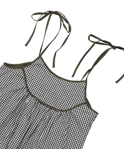 Compact Plaid Popelin Dress(LADIES)