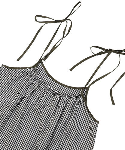 Compact Plaid Popelin Dress(LADIES)