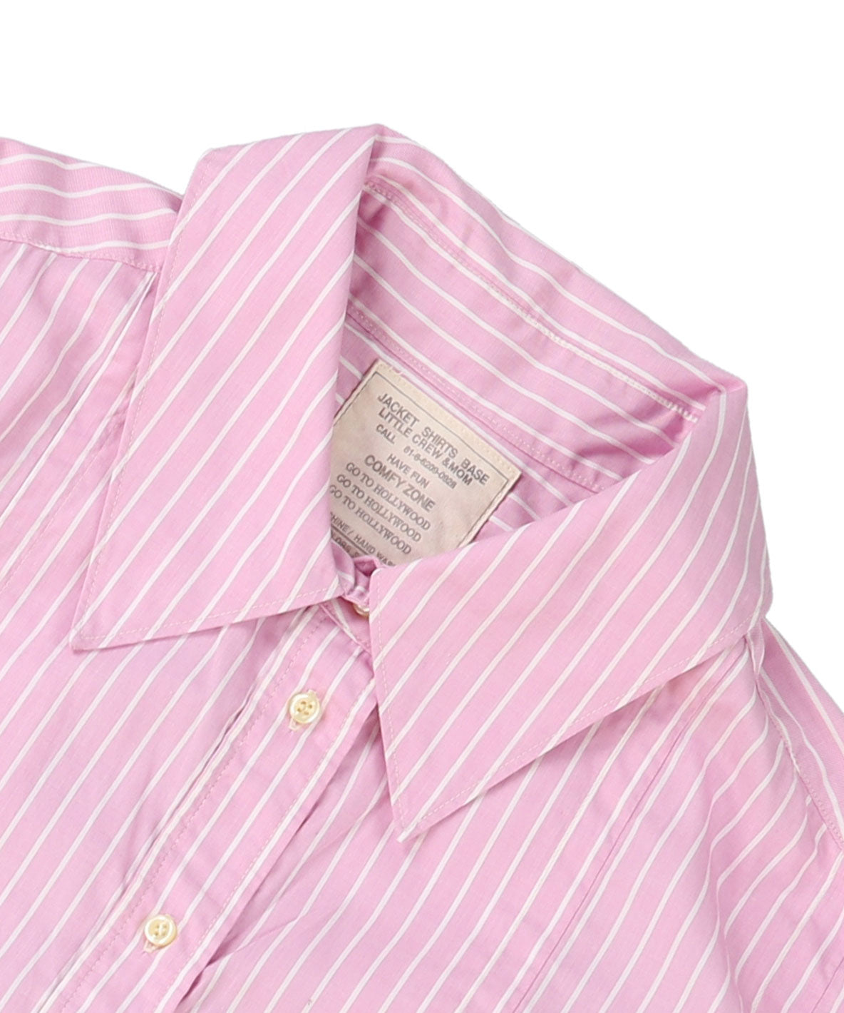 Typewriter Cloth Switched Design Shirt Dress(LADIES)