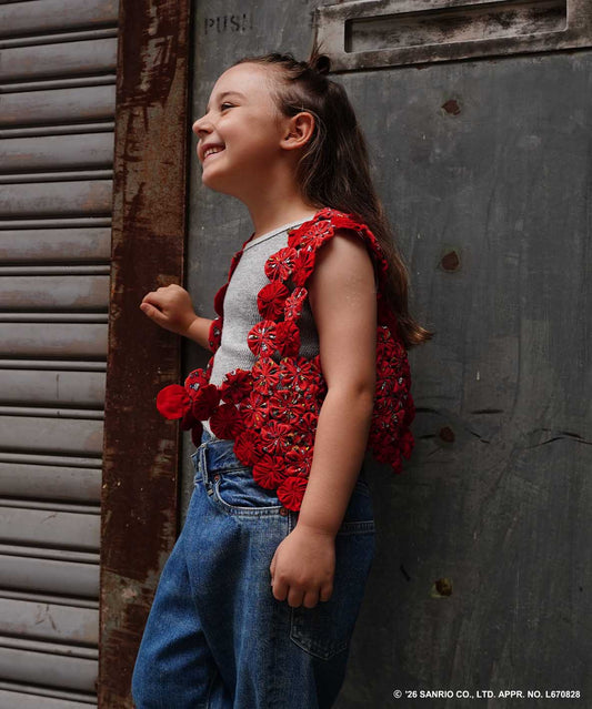 Yo-yo Quilt KITTY Vest