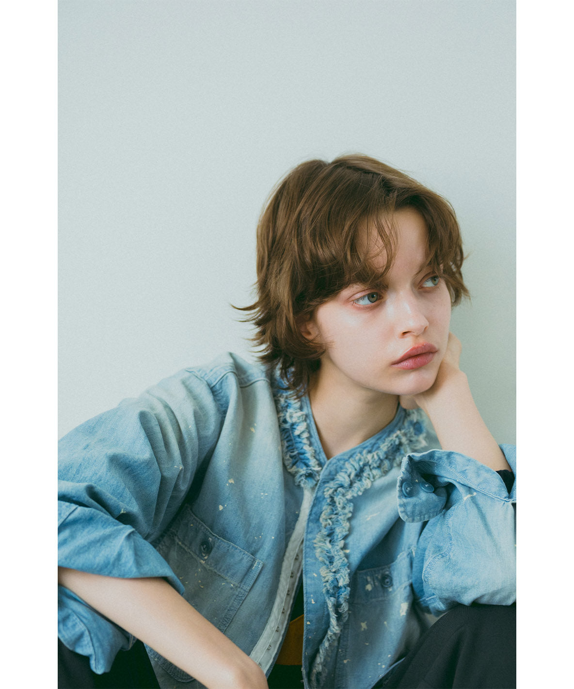 Chambray Remake Work Shirt(LADIES)