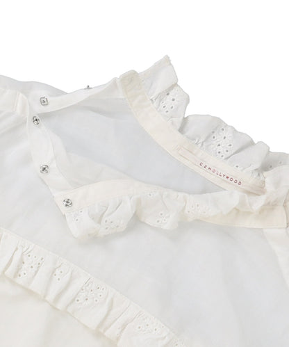 Cutwork Cloth Blouse(LADIES)