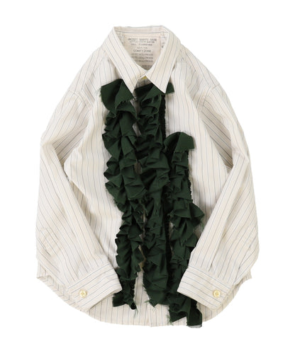 Striped Ruffle Shirt