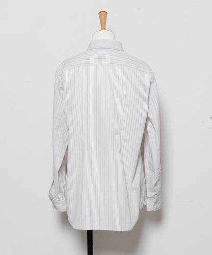 Striped Ruffle Shirt(LADIES)