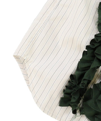 Striped Ruffle Shirt