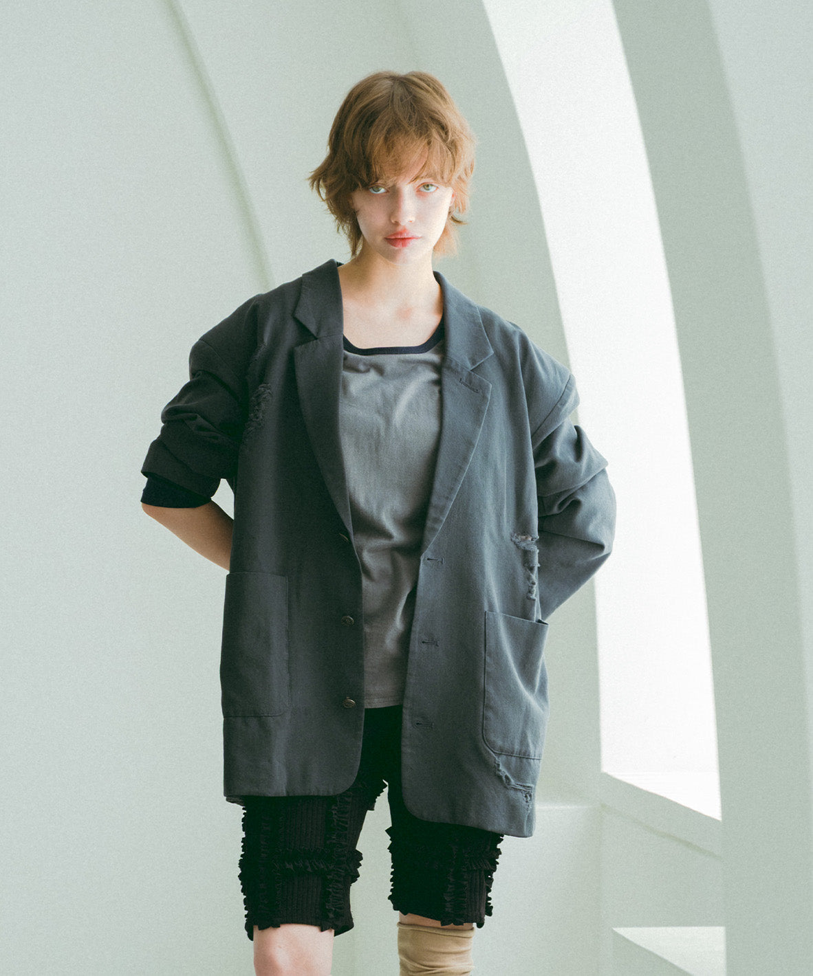 Damaged Tailored Jacket(LADIES)