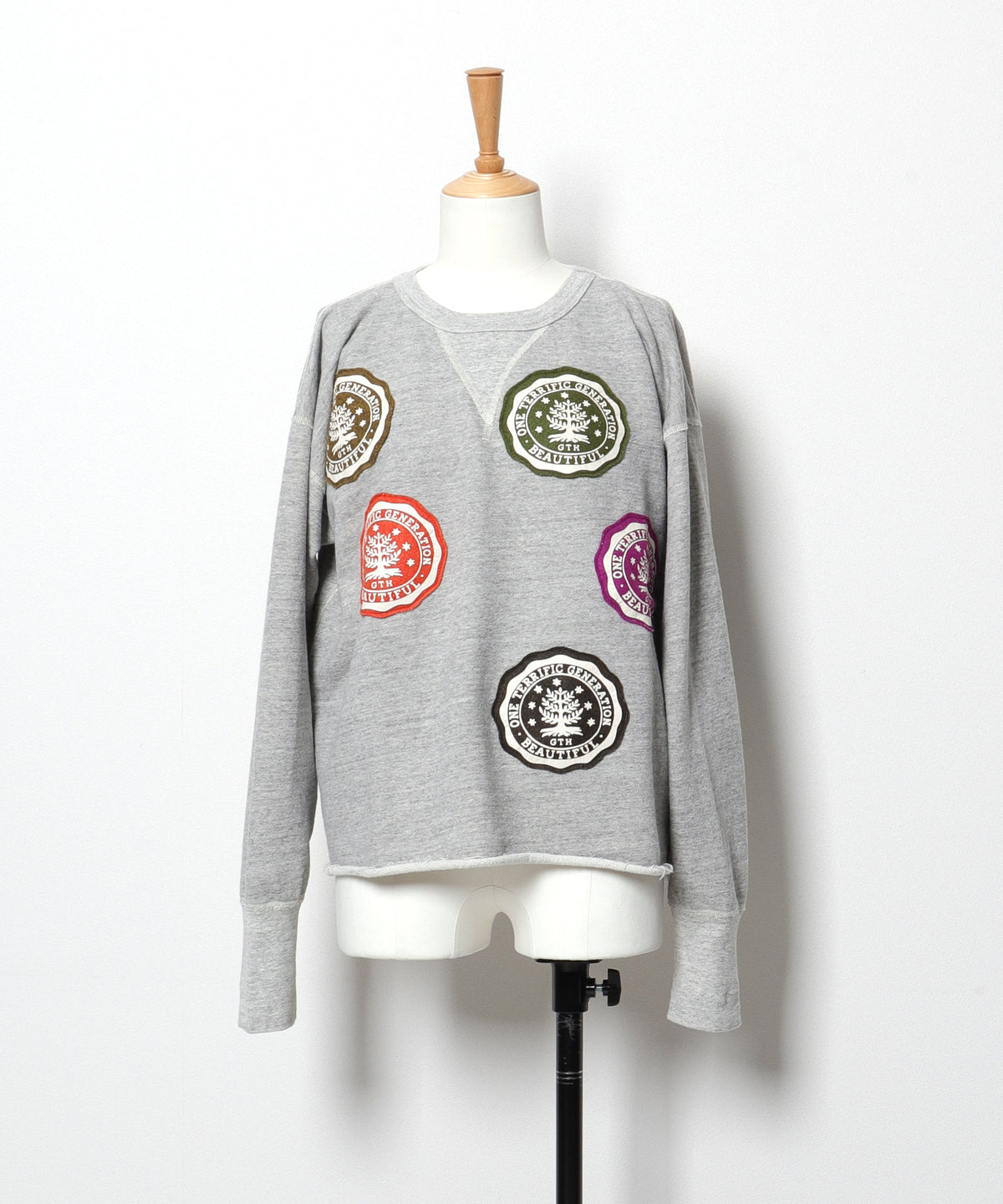 College Patch Sweatshirt(LADIES)