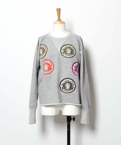 College Patch Sweatshirt(LADIES)
