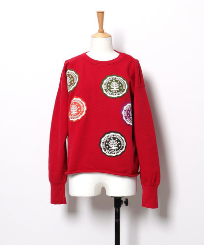 College Patch Sweatshirt(LADIES)