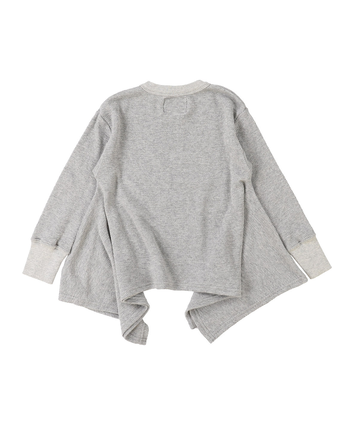 Glitter Waffle Unique Hem Tee