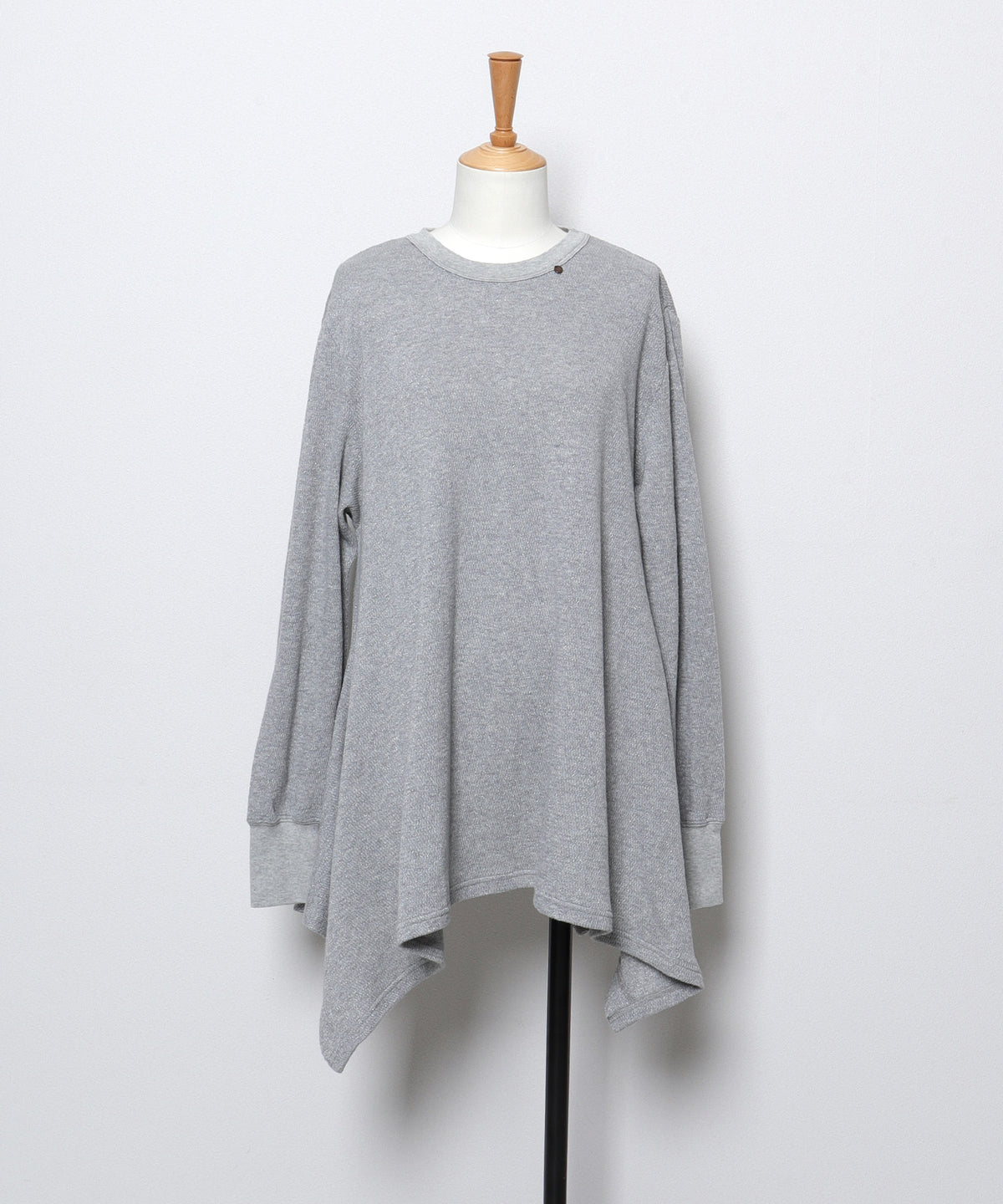 Glitter Waffle Unique Hem Tee(LADIES)