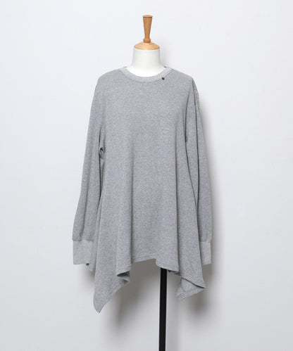 Glitter Waffle Unique Hem Tee(LADIES)