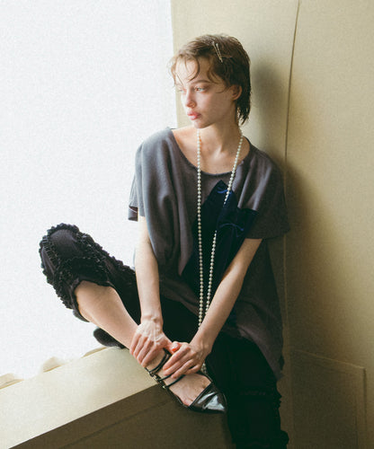 Unique Silhouette Wide Sweatshirt(LADIES)