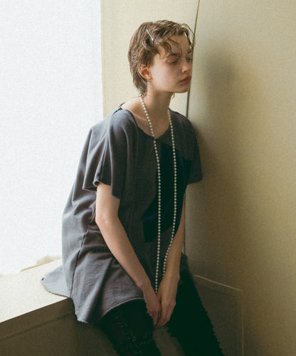 Unique Silhouette Wide Sweatshirt(LADIES)