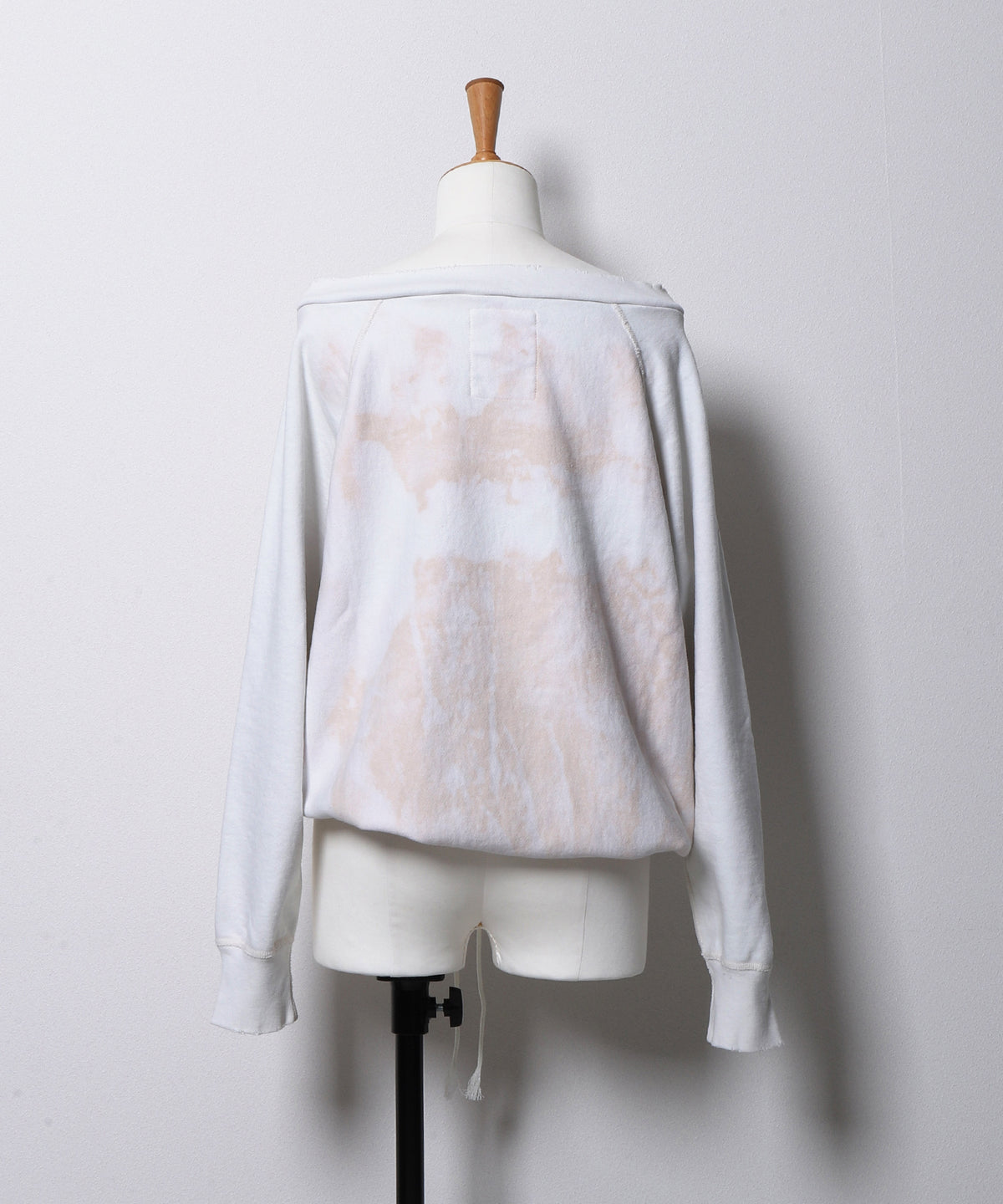 Vintage Pile Loose Neckline Pullover(LADIES)