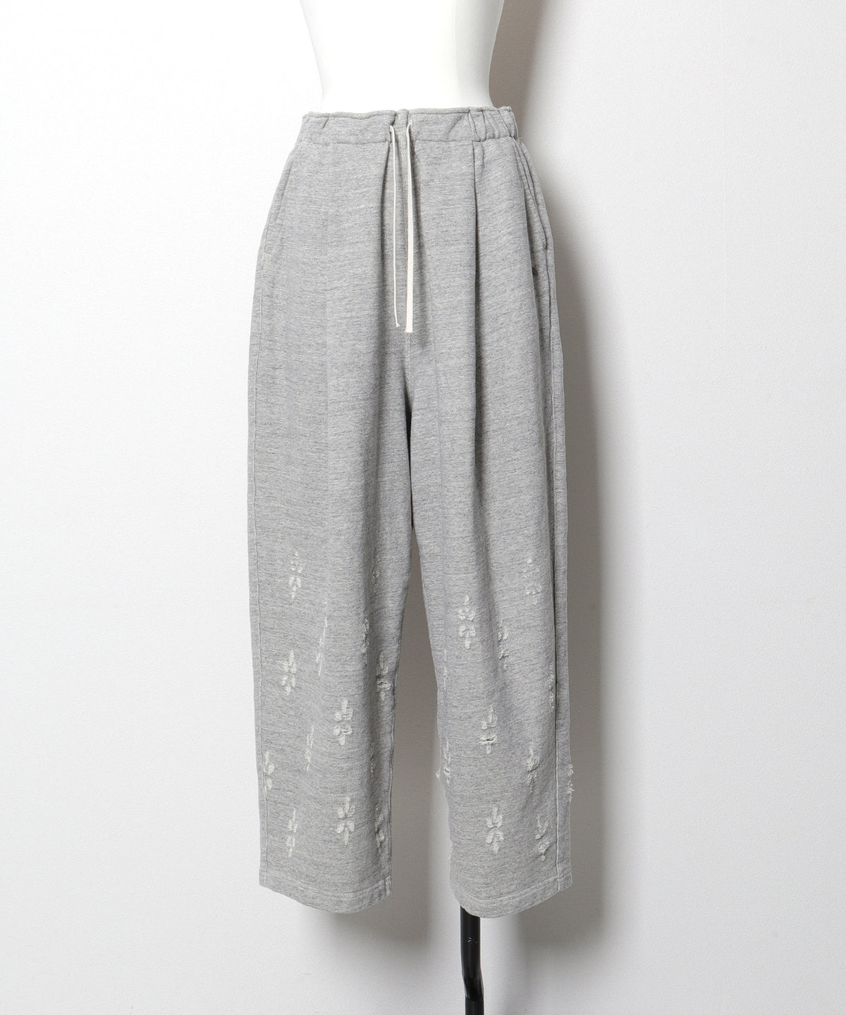 Floral Damaged Sweatpants(LADIES)