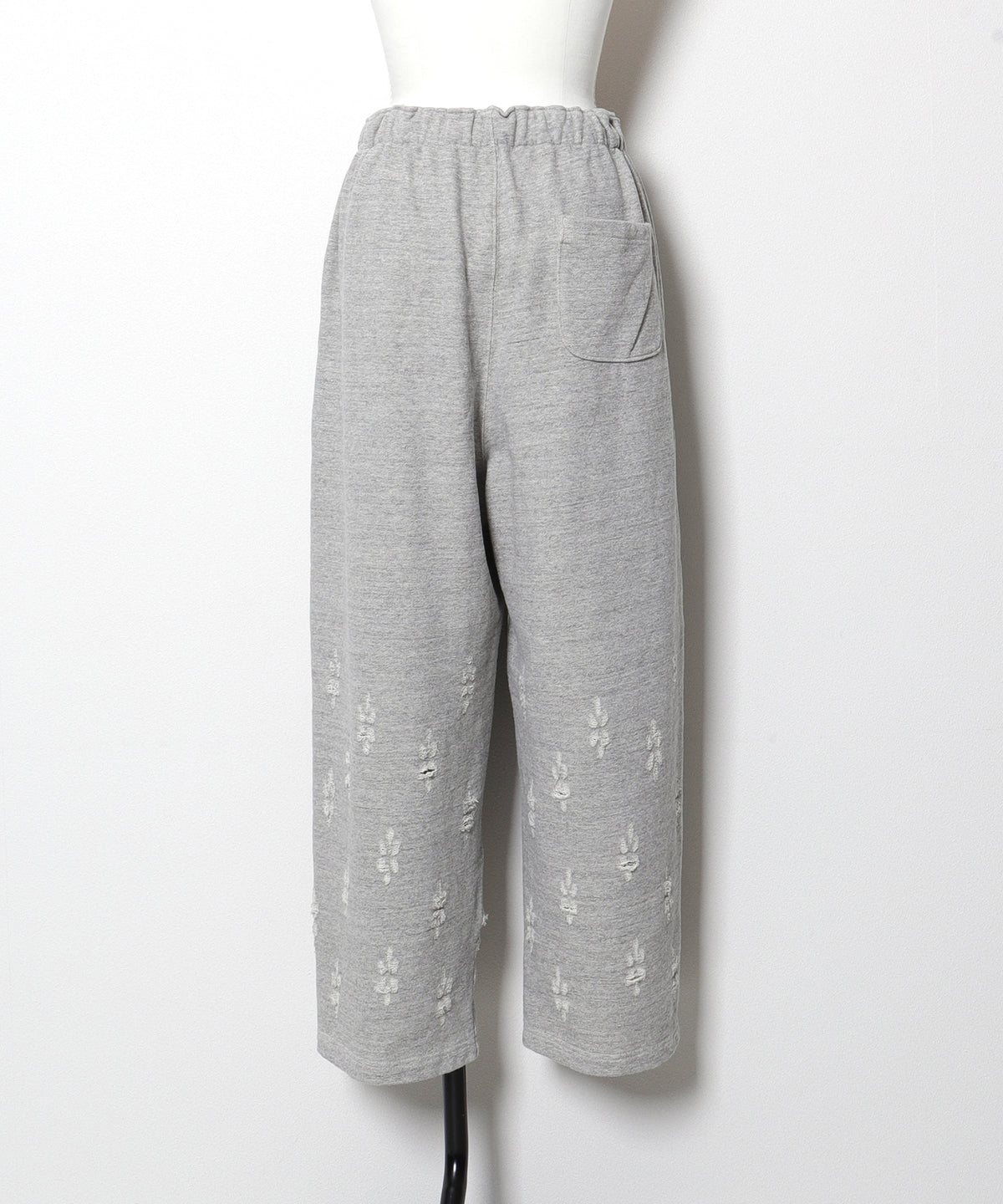 Floral Damaged Sweatpants(LADIES)