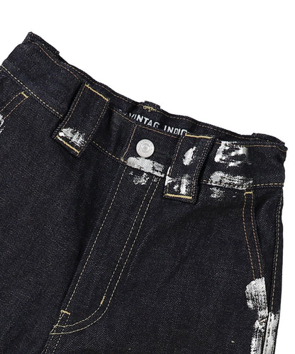 Denim Roll Up Sparkle Jorts