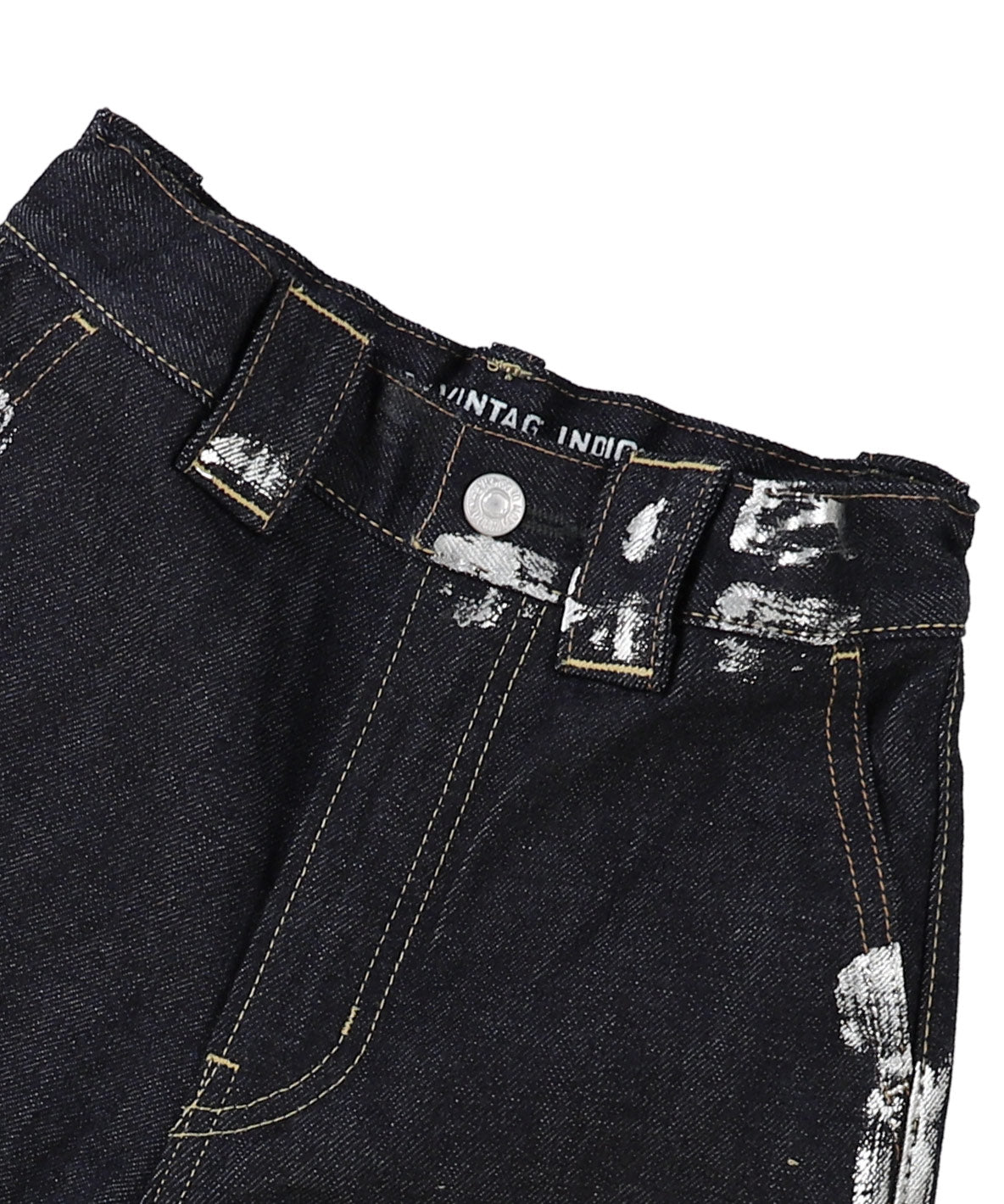 Denim Roll Up Sparkle Jorts(LADIES)