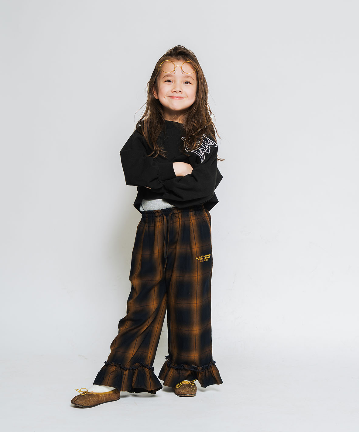 Ombre Plaid Relaxing Pants