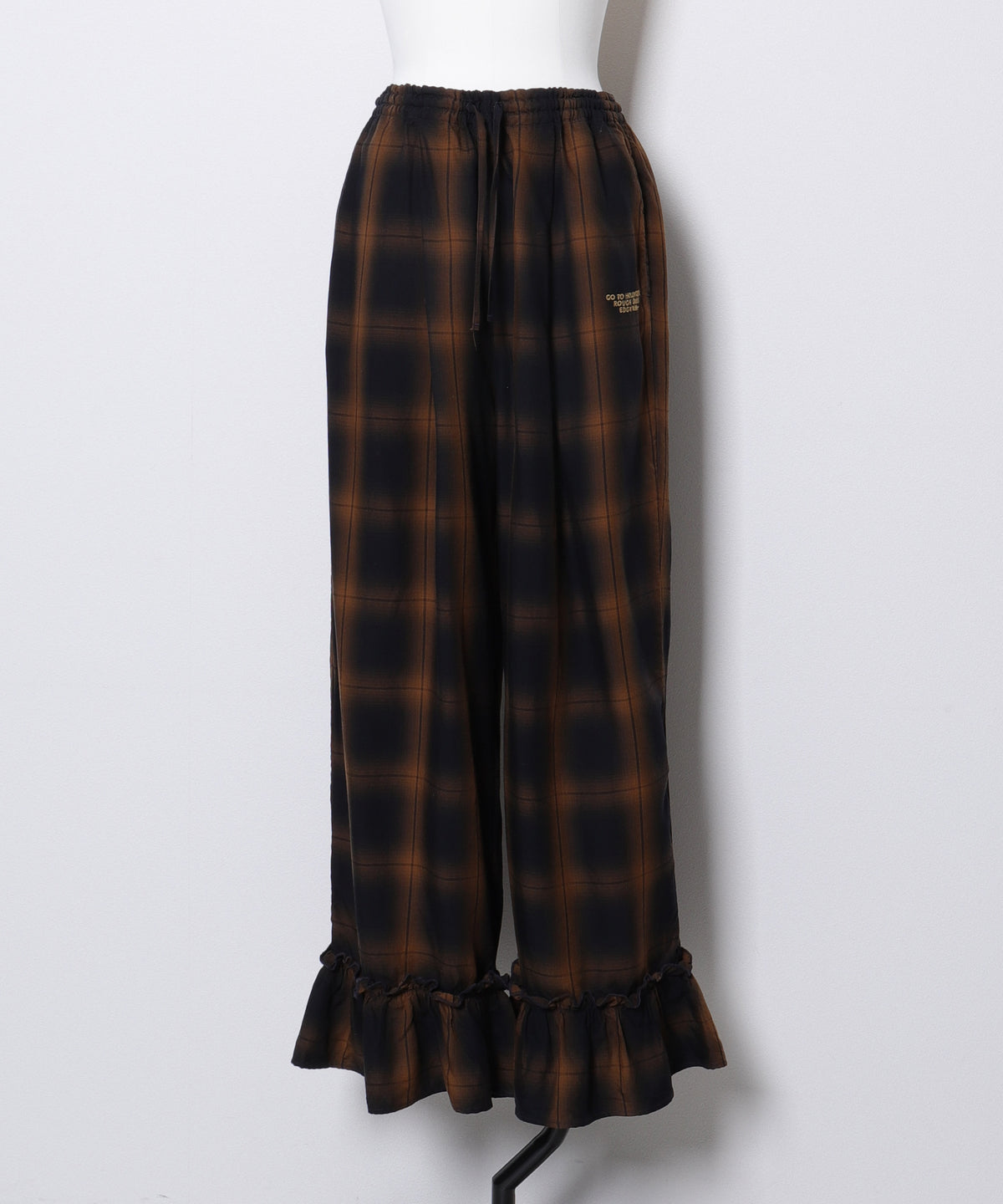 Ombre Plaid Relaxing Pants(LADIES)