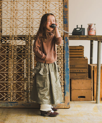 Ruffle Flap Skirt