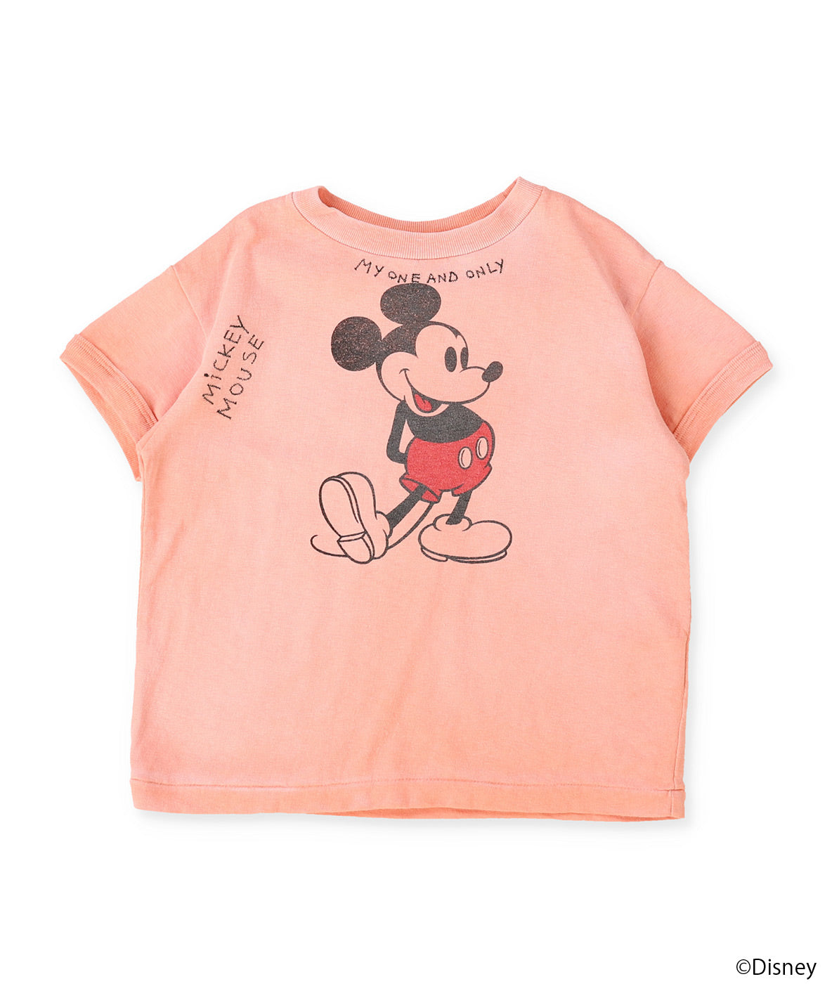 Vintage Cotton Jersey MICKEY Scribbling Tee