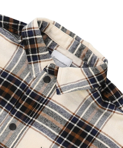 Checked GRVY Wide Shirt