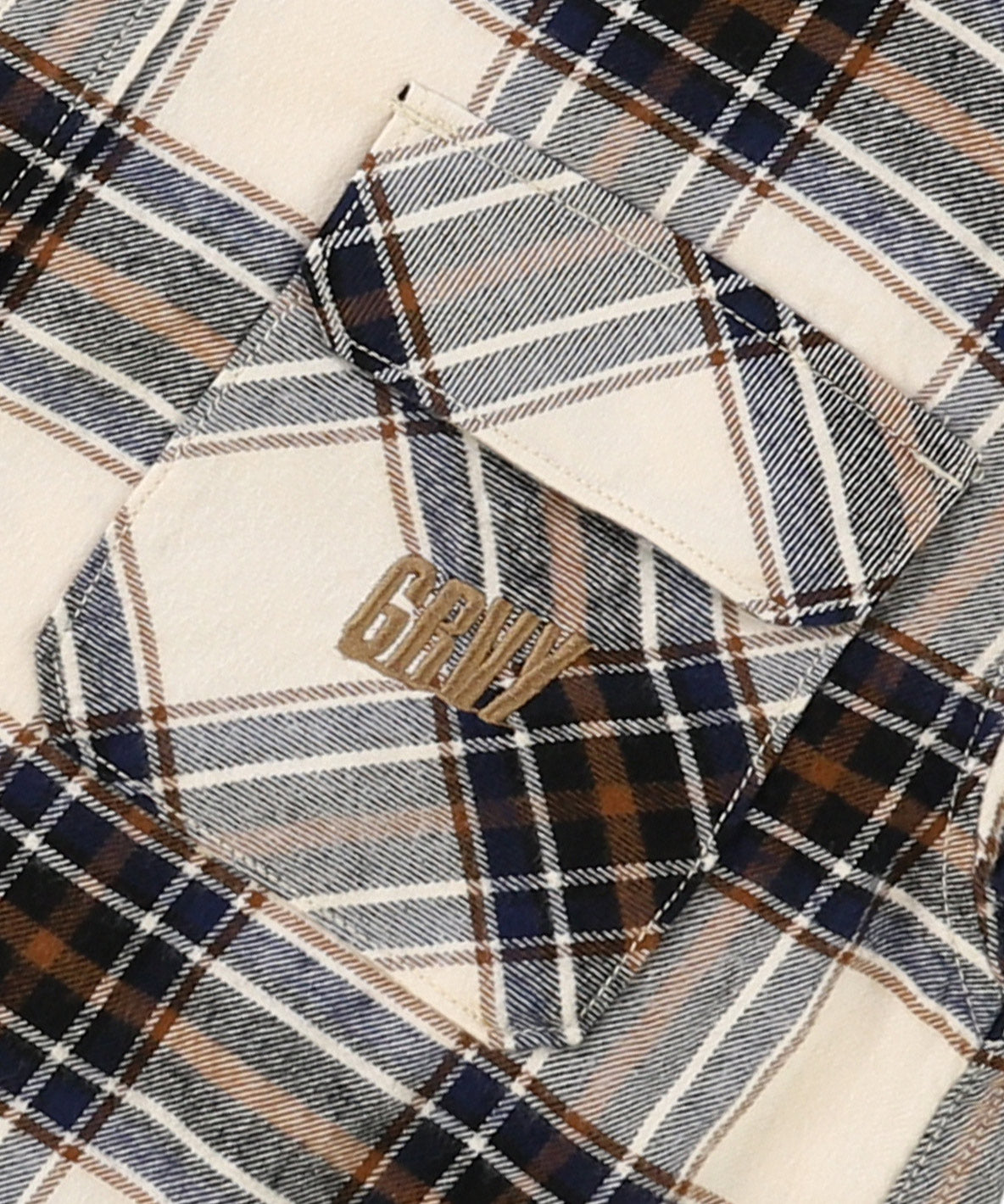 Checked GRVY Wide Shirt