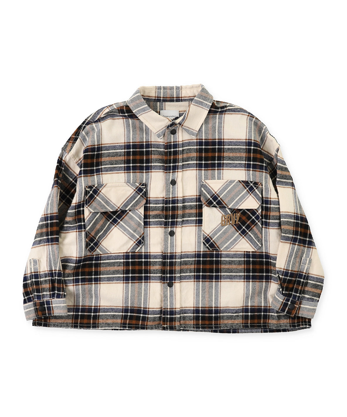Checked GRVY Wide Shirt