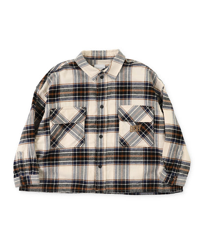 Checked GRVY Wide Shirt