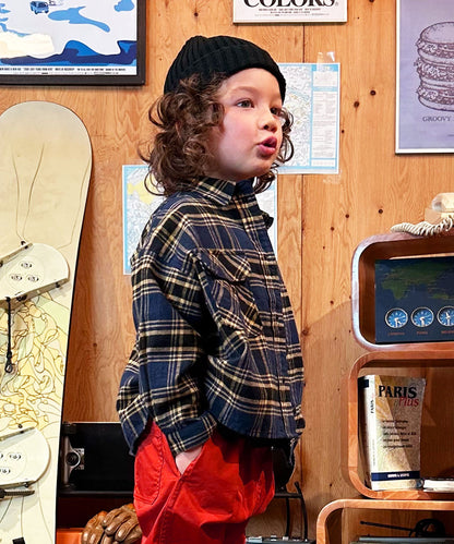 Checked GRVY Wide Shirt