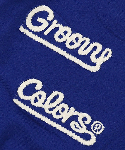 GROOVY SKI DOG Crewneck Knit Pullover