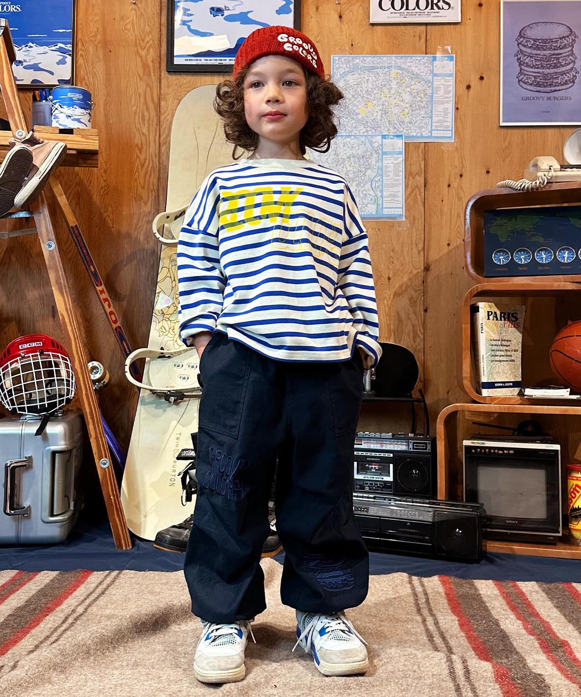 Striped Super Wide Silhouette Tee