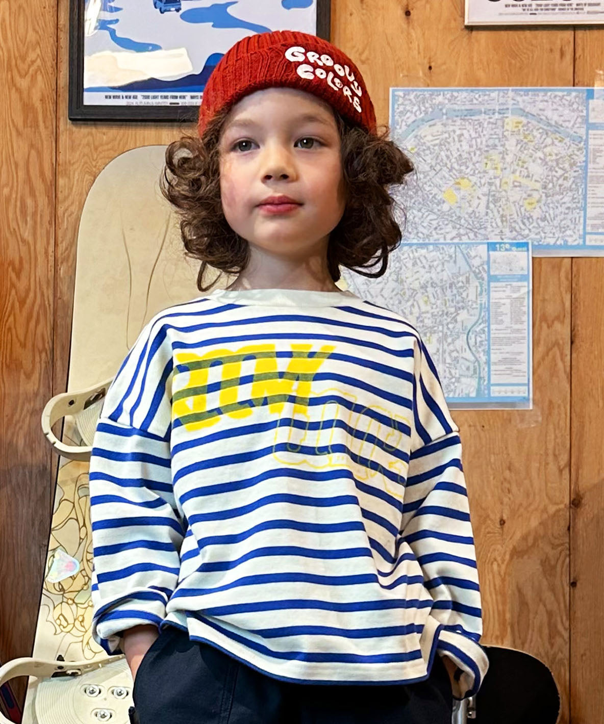 Striped Super Wide Silhouette Tee