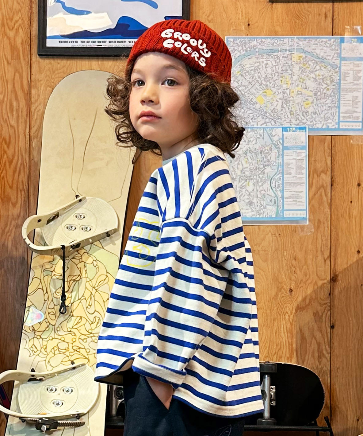 Striped Super Wide Silhouette Tee